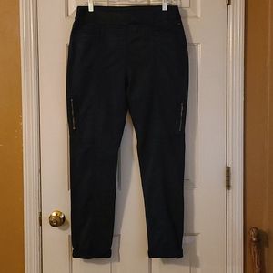 Womans Pull On Jeans Navy (Chicos) So Slimming